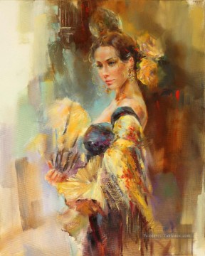 Dancer Belle fille AR 07 Impressionist Peinture à l'huile